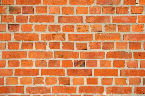 Ziegelsteinwand strukturierte Oberfläche von roter Farbe auf Mauerwerk Hintergrund — Stockfoto