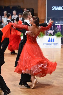 Bir Tanımlanamayan dans iki Grand Slam S sırasında bir dans poz sonra