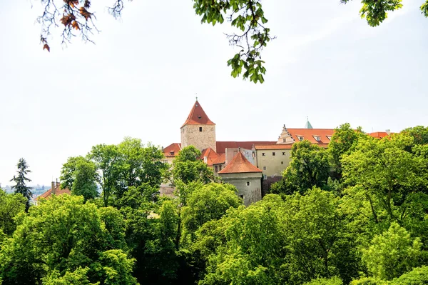Bastion kasteel met torens in Praag, Tsjechië — Stockfoto