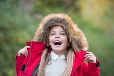 Çocuk zevk sonbahar doğa