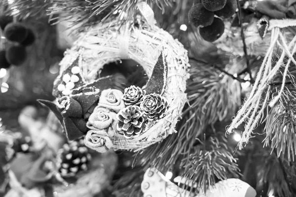 Corona de Navidad festiva — Foto de Stock