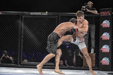 Şu yüzüğe MMA fighters mücadele