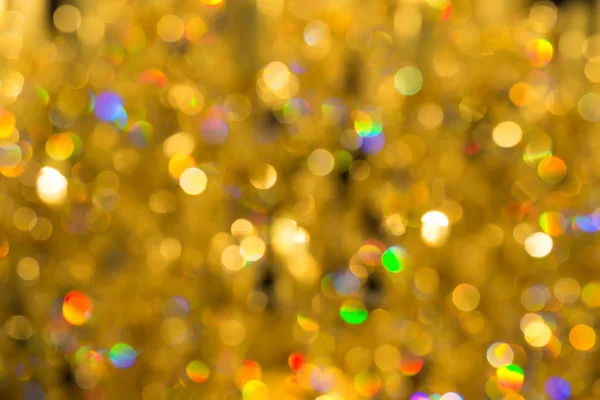 Nytt Jul Bakgrund Gyllene Holiday Abstrakt Glitter Oskarp Bakgrund Med — Stockfoto
