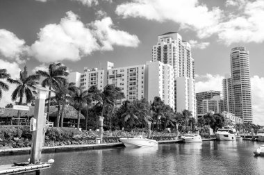 Marina Yat Miami Beach, Florida, ABD ile