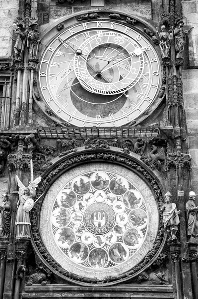 Prague Astronomical Clock in the Old Town of Prague — Stock Photo, Image