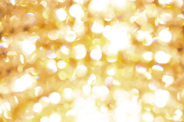 Fundo Natal Golden Holiday Abstract Glitter Fundo Desfocado Com Estrelas — Fotografia de Stock