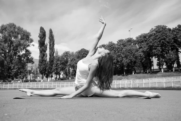 Sport- en yoga. — Stockfoto