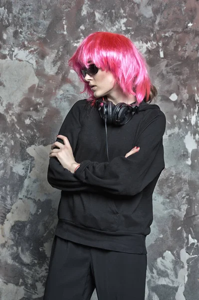 Güzellik, göz, saç modeli, vintage filtre