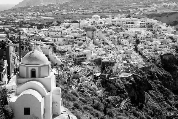 Architecture of Oia town on Santorini island in Greece — Stock Photo, Image