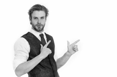 sakallı adam veya yelek ve kravat emin bey