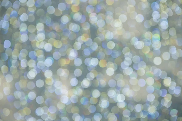 Abstrakta färgstarka Bokeh cirklar jul bakgrund — Stockfoto