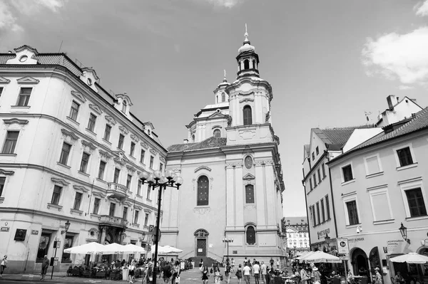 Church of saint nicholas in Prague, Czech Republic — Stock Photo, Image