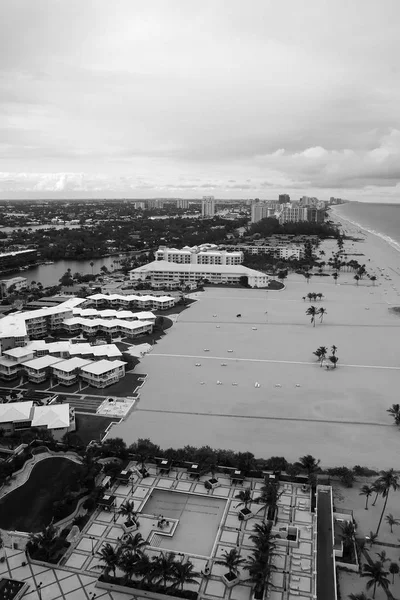 Fort Lauderdale, ABD Deniz plaja havadan görünümü — Stok fotoğraf