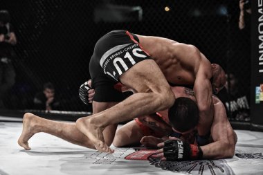 Şu yüzüğe MMA fighters mücadele