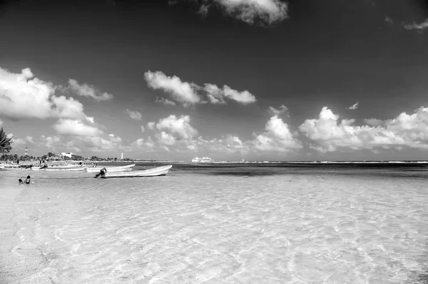 Nyaralás: strandtól, a Costa Maya, Mexico — Stock Fotó