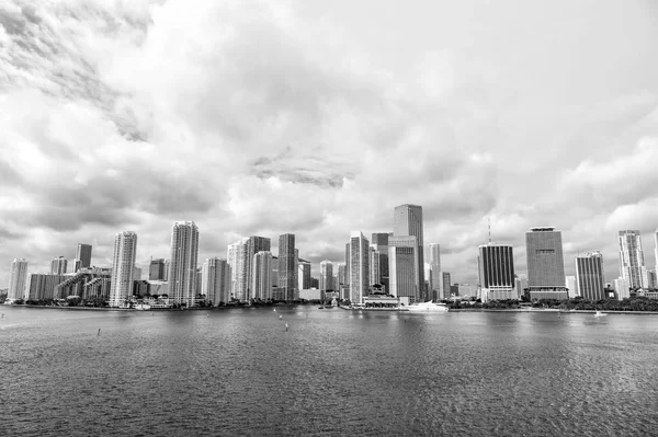 迈阿密的天际线摩天大楼 — 图库照片