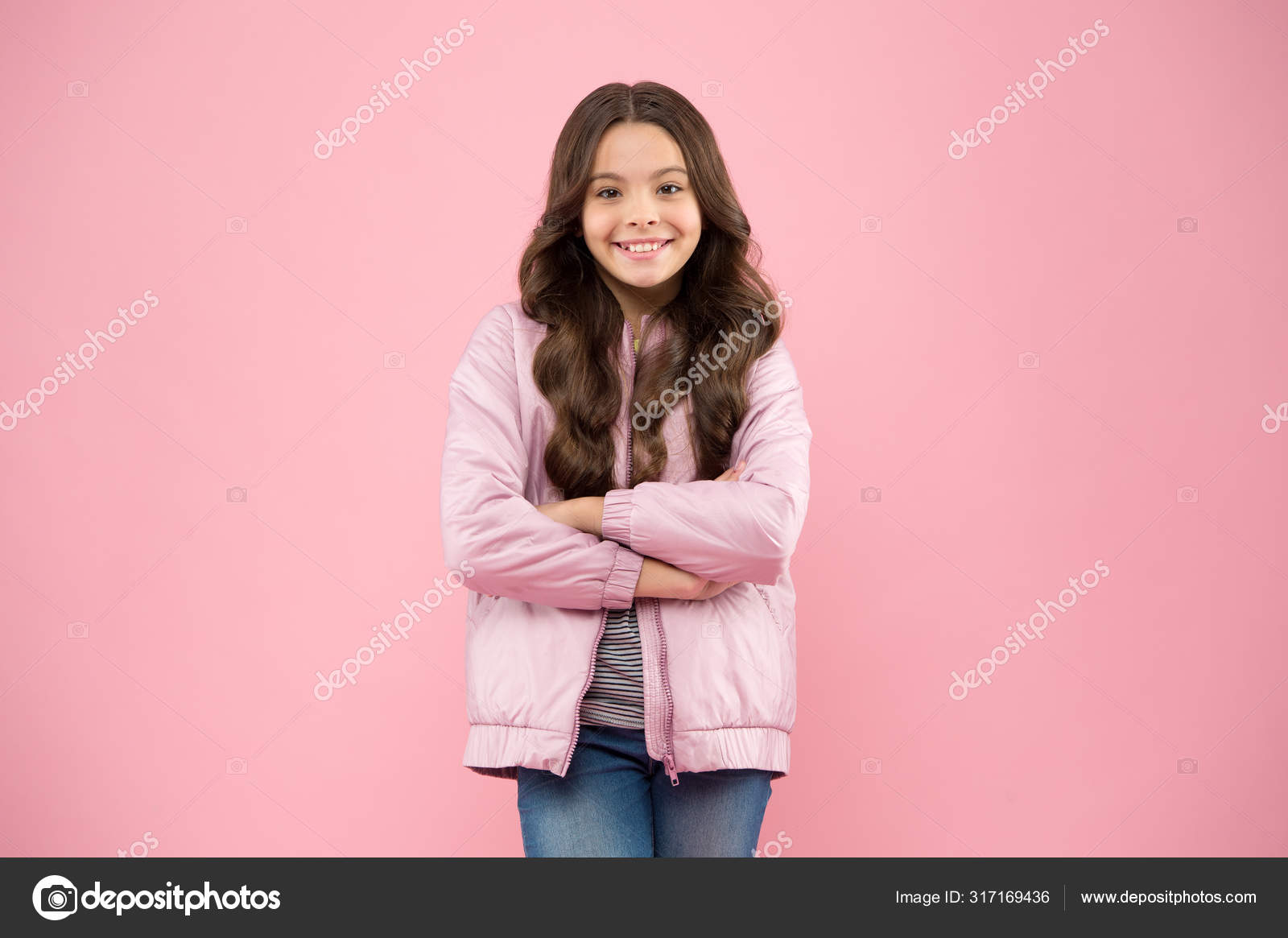 childrens pink bomber jacket