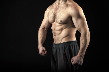 Gövde altı bohça abs. egzersiz ve egzersiz abs, kopya alanı olan adam. adam vücut.