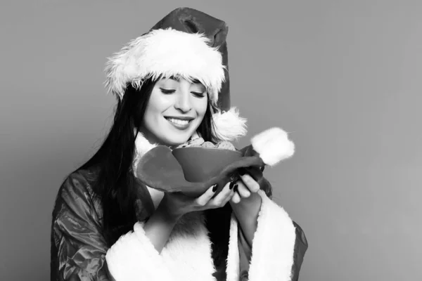 Pretty cute sexy santa girl — Stock Photo, Image