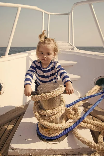 Time for adventure. If you choose follow animators steps every day will seem like never ending party. Baby enjoy sea cruise. Boy sailor travel sea. Boy sea yacht travel around world. Sea traveller