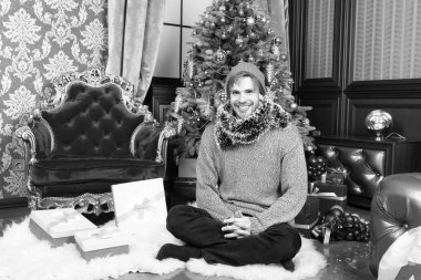 Mutlu gün boks konsepti