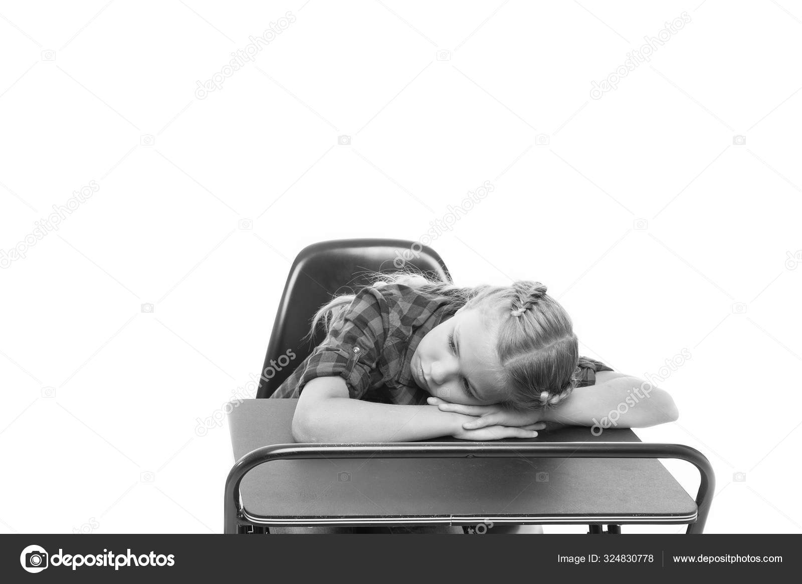Boring Topic Bored Pupils Riot Fall Asleep On Lesson Girl Sleep