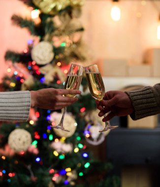 Çanlar çalıyor. Xmas partisi kutlaması. Aşk birlikte zaman geçirir. Şampanyalı kadın. Aile hafta sonu. Birbirimizi seviyoruz. Birbirine aşık çiftler. Mutlu noeller. Mutlu yıllar. Kış tatili Şerefe!