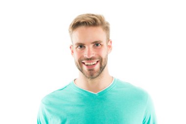 Sakallı saçlara daha çok dikkat et. Beyaz sakallı adam. Mutlu sakallı adam. Sakallı suratlı, traşsız bir model. Sakal ürünleri. Traş salonu. Berber dükkanı. Berberde.