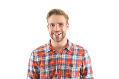 Erkek giyim mağazası. Erkeklik. Kareli gömlek giyen maço bir adam. Erkek modası yaz trendi. Tıraşsız erkek cilt bakımı. Berber dükkanı konsepti. Seksi adam gündelik tarzda. Erkeklik kavramı. Erkek güzellik modeli