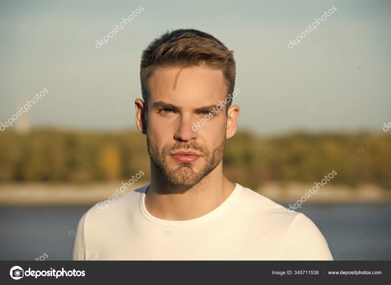 Mens Beauty Hairstyle Portrait Handsome Man Stock Photo 1903963195 |  Shutterstock