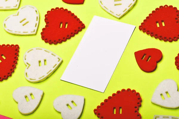 Celebración de San Valentín. Fondo decorativo corazón. Símbolo de amor San Valentín. Anuncio de San Valentín. Un fondo precioso. Textura corazones cerca. Los atributos tradicionales del día de San Valentín — Foto de Stock