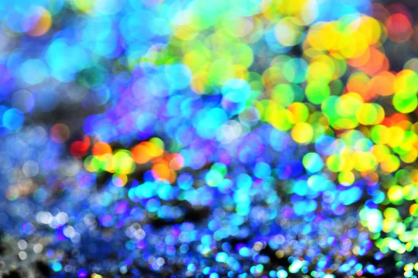 Fundo com luzes coloridas. Bokeh luz vintage fundo , — Fotografia de Stock