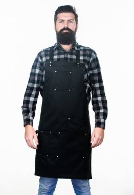 Sakalı işe yarıyor. Uzun sakallı ve iş önlüklü hippi. Berber ya da önlük giyen sakallı hippi. Sakallı ve şık saçlı hippi bir adam. Hipster yaşam tarzının tadını çıkarıyorum.