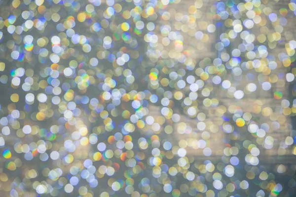 Abstract colorful Bokeh circles Christmas background — Stock Photo, Image