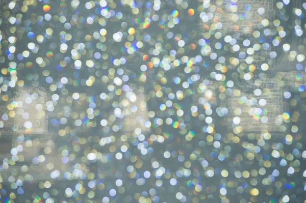 Abstract colorful Bokeh circles Christmas background — Stock Photo, Image