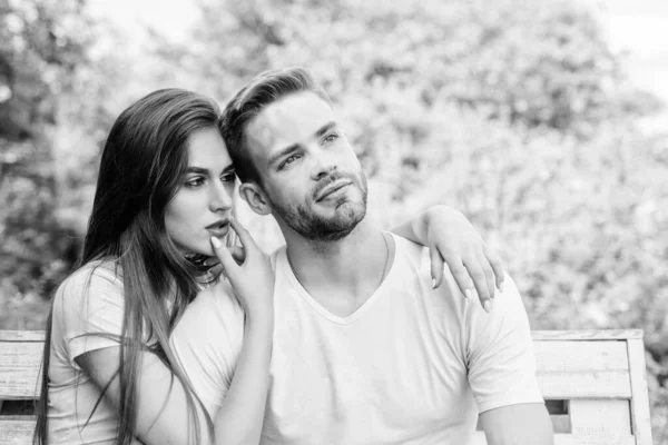 Relaxing with darling. Lovers cuddling. Couple in love. Trust and intimacy. Sensual hug. Love romance concept. Romantic date. Handsome man pretty girl in love. Attractive couple. Sexual attraction — Stock Photo, Image