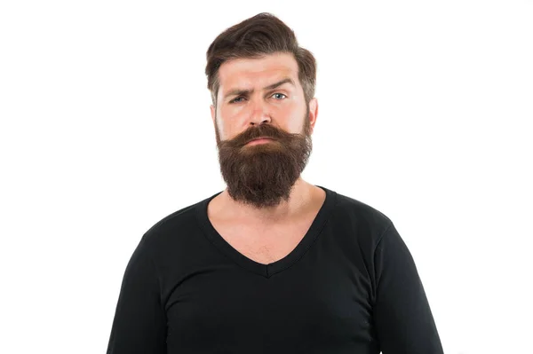 Guy wear casual outfit. brutal man after visit to hairdresser or barber. Man with beard on unshaven face. Street style. modern lifestyle. Bearded mature hipster. autumn male fashion — Stock Photo, Image