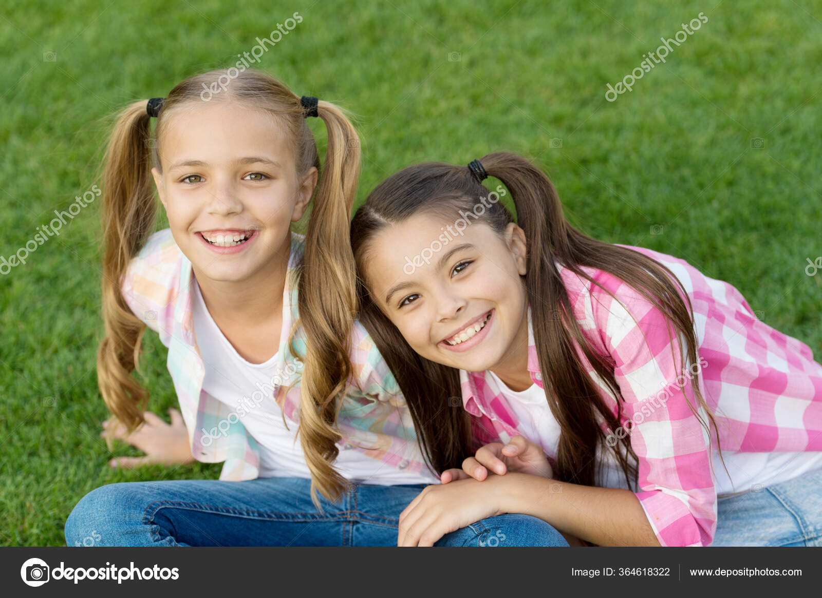 Girls Rule Enjoy Happy Girls Sit On Green Grass Beauty Look Of Little Girls Cute Girls Smile Woth Long Hair Beauty Salon Small Children In Casual Style Fashion And Style Beautiful And Girls Rule Enjoy Happy Girls Sit On Green Grass Beauty Look Of Little Girls Cute Girls Smile Woth Long Hair Beauty Salon Small Children In Casual Style Fashion And Style Beautiful And