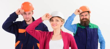 İnşaatçı, mühendis, işçi, tamirci arkadaş canlısı takım olarak..