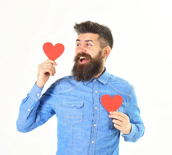 Sevgililer Günü konsepti. Aşık hippi sevgililer gününü kutlar.