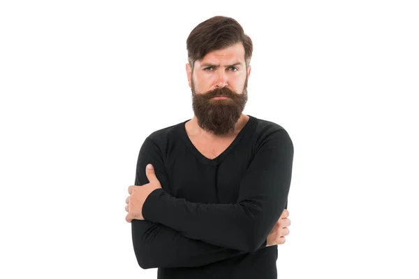 Você vai olhar despenteado enquanto espera por barba crescer. Tenha paciência para manter a barba intocada. Aparência de Hipster. Moda barba. Homem barbudo hipster bigode elegante. Dicas manter a barba. Retrato masculino — Fotografia de Stock