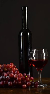Şarapçılık ve degulasyon hala hayat konsepti. Bordeaux veya Cabernet şarabı.