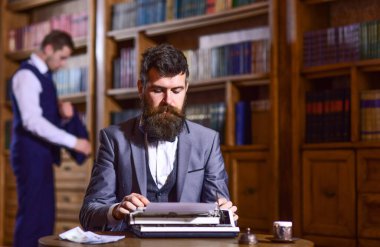 Yazı ve edebiyat konsepti. Yazar roman veya şiir türleri.