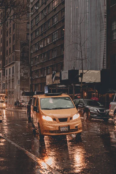 New York City Straten Van Manhattan Groot Stadsleven Staat New — Stockfoto