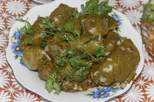 Moldavian Cabbage Rolls Rice Meat Close — Stock Photo, Image