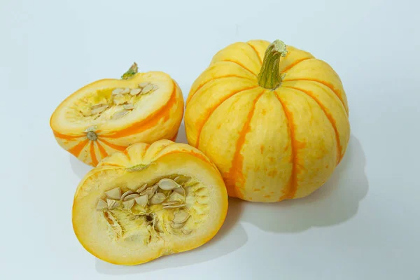 Calabazas Sobre Fondo Blanco — Foto de Stock