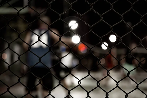 Metal Fence Cage Close Shot — Free Stock Photo