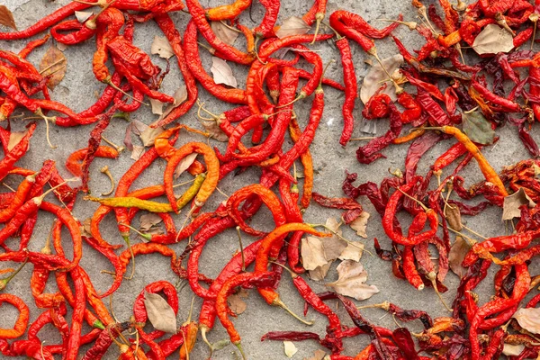 Pimentos Vermelhos Mercado — Fotografia de Stock