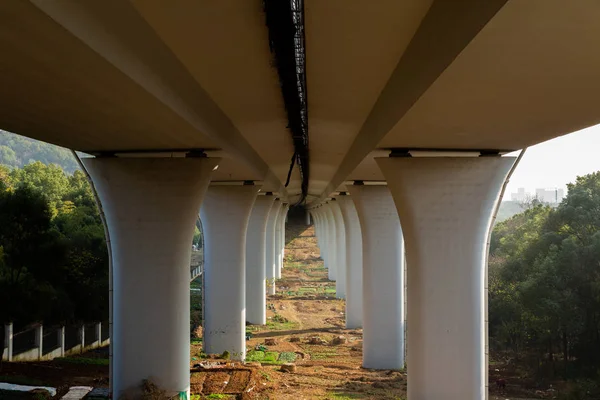 Zicht Brugconstructie Overdag — Stockfoto