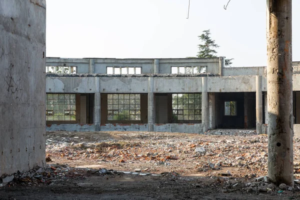 Vista Las Ruinas Del Edificio Durante Día — Foto de Stock